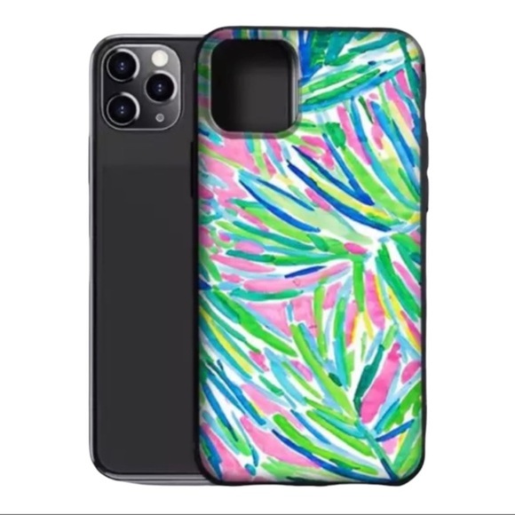 IPhone 11 Lilly Style Preppy Blue Pink Phone Case - Picture 2 of 10